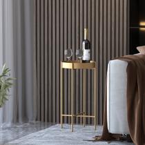 Mesa Lateral Redonda com Bandeja Apoio Sala Aço Collie 30x60 Mesa Lateral Redonda com Bandeja Apoio Sala Aço Collie 30x60