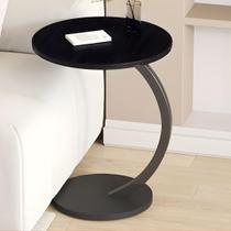 Mesa Lateral Redonda de Apoio para Sofá Mesa Decorativa para Sala