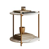 Mesa Lateral Redonda G7001 com Pés de Metal