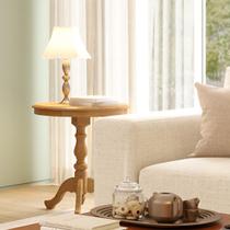 Mesa Lateral Redonda Madeira Maciça Aconchego Artemobili Mesa Lateral Redonda Madeira Maciça Aconchego Artemobili