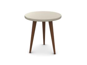 Mesa Lateral Redonda Retrô Patrimar Legs Mesa Lateral Redonda Retrô Patrimar Legs