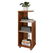 Mesa Lateral Retangular Bis Cinamomo e Off White