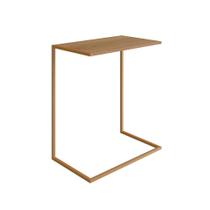 Mesa Lateral Retangular Complementos Hanover e Dourada 67x58 cm Mesa Lateral Retangular Complementos Hanover e Dourada 67x58 cm