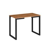 Mesa Lateral Retangular Innovare Preta e Canela