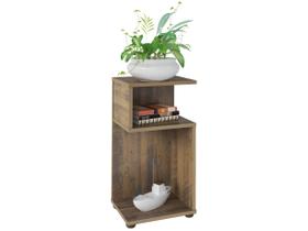 Mesa Lateral Retangular Toy Marrom