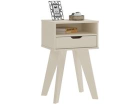 Mesa Lateral Retangular Vip Off White