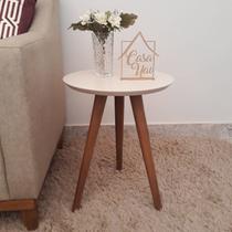 Mesa Lateral Tampo em Laca 50x40cm Pés Palito Mesa Lateral Tampo em Laca 50x40cm Pés Palito