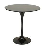 Mesa Lateral Tulipa Saarinen Redonda 41 cm Laqueada