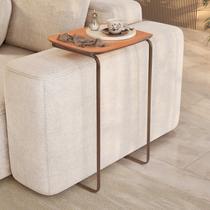 Mesa Lateral Ultraflex - Lf 5011 68x40x33 Cm Marrom Cinamomo/Café