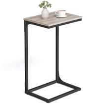 Mesa lateral VASAGLE em forma de C com estrutura metálica 30x40x67 cm Mesa lateral VASAGLE em forma de C com estrutura metálica 30x40x67 cm