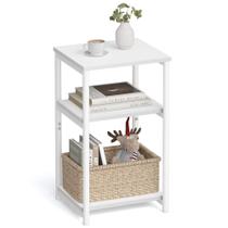 Mesa lateral VASAGLE ULET273W14 branca para sala de estar, quarto Mesa lateral VASAGLE ULET273W14 branca para sala de estar, quarto