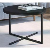 Mesa Lateral Voip Baixa 24816 Linha Complementos Preto Preto