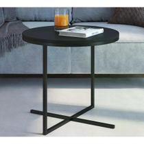 Mesa Lateral Voip Media 24815 Linha Complementos Preto Preto