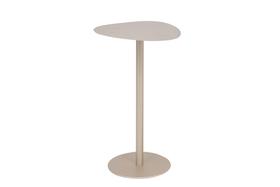 Mesa Lateral Wing Baixa Organica 39x34cm Decoração Moderna Bege Champanhe Mesa Lateral Wing Baixa Organica 39x34cm Decoração Moderna Bege Champanhe