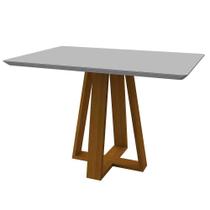 Mesa Lectus 120x80cm - Ypê/Off White