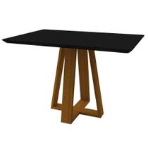 Mesa Lectus 120X80Cm - Ypê/Preto Mesa Lectus 120X80Cm - Ypê/Preto