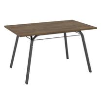 Mesa Lotus 136cm Preta Com Tampo MDP BP Nature Mesa Lotus 136cm Preta Com Tampo MDP BP Nature