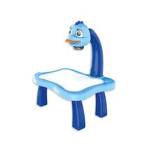 Mesa Lousa Mágica Com Projetor Multikids Projeta Sauro Azul