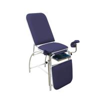 Mesa Maca de Exame Ginecológico Hospitalar Com Gaveta Azul Marinho