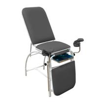 Mesa Maca de Exame Ginecológico Hospitalar Com Gaveta Preta