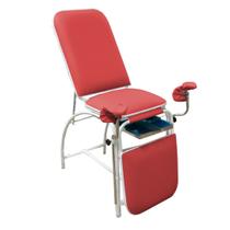 Mesa Maca de Exame Ginecológico Hospitalar Com Gaveta Vermelha