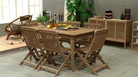 Mesa Madeira com 06 Cadeiras Levina Mesa Madeira com 06 Cadeiras Levina