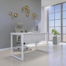 Mesa Madeira M150/60P25TUB 150cm Industrial Branco