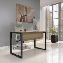 Mesa Madeira M150/60P25TUB 150cm Industrial Noce Naturalle Marrom/Marromle