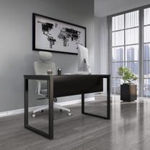 Mesa Madeira M150/70P25TUB 150cm Industrial Preto