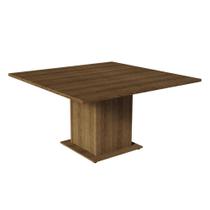 Mesa Madesa Quadrada Tampo de Madeira 5286 Rustic