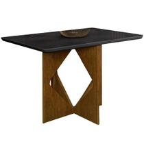 Mesa Madrid 120x80cm Minas Plac Cor Cinamomo Preto