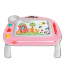 Mesa Mágica Infantil de Desenho com Carimbos e Caneta Azul e Rosa ENVIO IMEDIATO