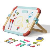 Mesa magnética de madeira Art Easel JoyCat de dupla face para crianças Mesa magnética de madeira Art Easel JoyCat de dupla face para crianças