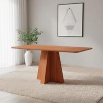 Mesa Maite 160 cm sem Vidro Marrom/Cinamomo Mesa Maite 160 cm sem Vidro Marrom/Cinamomo