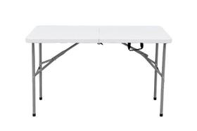 Mesa Maleta Branca Dobrável 1,22m Mesa Maleta Branca Dobrável 1,22m