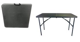Mesa Maleta dobrável Ret VGHome 1,22x0,61x0,74m Mesa Maleta dobrável Ret VGHome 1,22x0,61x0,74m