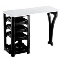 Mesa Manicure C/ Gavetas Preta Vegas - Dompel