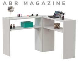 Mesa Manicure Em L Para Salão Cabelereiro Estética - Mesa Manicure Abr Magazine