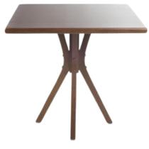 Mesa Marcela Selva quadrada 80x80 Restaurante Cafeteria Cozinha Sala de Jantar