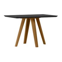 Mesa Mariah 120x80cm - Ypê/Preto