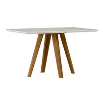 Mesa Mariah 135x90cm - Ypê/Off White