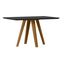 Mesa Mariah 135x90cm - Ypê/Preto