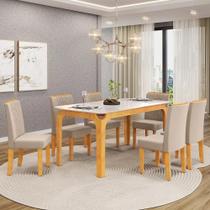 Mesa marina - tampo chanf. curvo mad/vd 1600x800x22 cedro/off white - dj