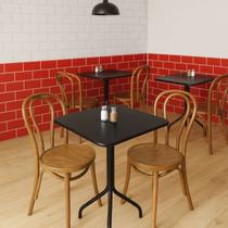 Mesa MDF 68cm com Estrutura de Ferro Super Resistente Ideal para Apartamentos e Espaços Compactos