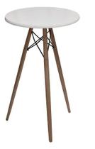 Mesa Mesinha 52cm Tripé Bar Base Charles Eames Eiffel Branco