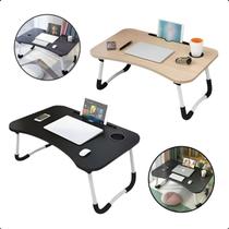 Mesa Mesinha Apoio Suporte Notebook Dobrável Multiuso Cama Sofá Tablet Copo Refeição Home Office