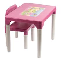 Mesa Mesinha Com Cadeira Crianças Infantil Princesinhas Para Meninas