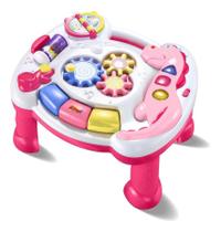Mesa Mesinha De Atividades Rosa C/ Luz E Som P/ Bebês - Zoop - Zoop Toys