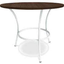 Mesa Mesinha De Centro Savona Redonda Área Externa Lazer Branco Mesa Mesinha De Centro Savona Redonda Área Externa Lazer Branco