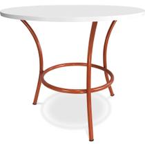 Mesa Mesinha De Centro Savona Redonda Área Externa Lazer Cobre Mesa Mesinha De Centro Savona Redonda Área Externa Lazer Cobre